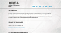 Desktop Screenshot of jonbafus.com